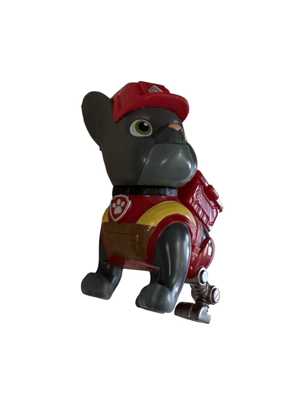 Paw Patrol Rubble & Crew CHARGER 2.5” Puppy Dog Figure Spin Master LOOSE